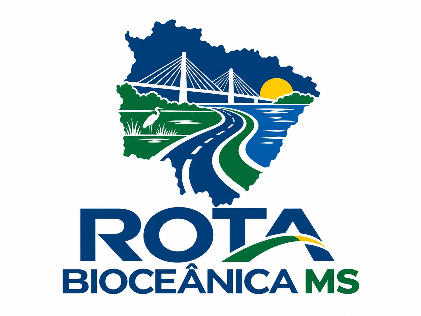 Logomarca Oficial Rota Bioceânica MS